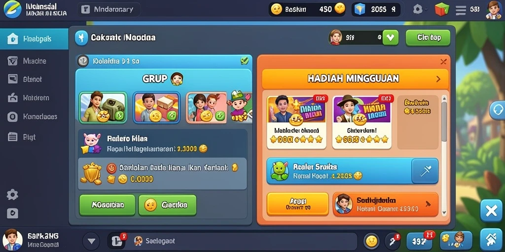 Tampilan antarmuka yang menarik dan mudah digunakan.