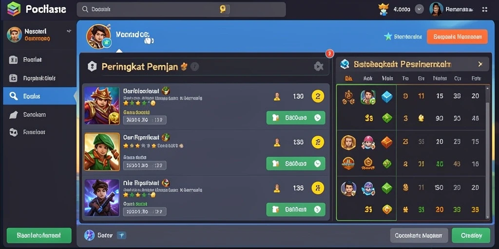 Tampilan antarmuka yang user-friendly dan intuitif.