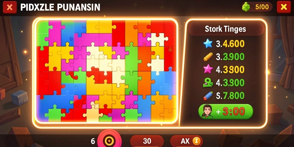 Tampilan awal game yang memukau dan penuh warna.