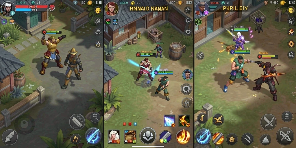 Tampilan menarik dari antarmuka game HARUM4D.