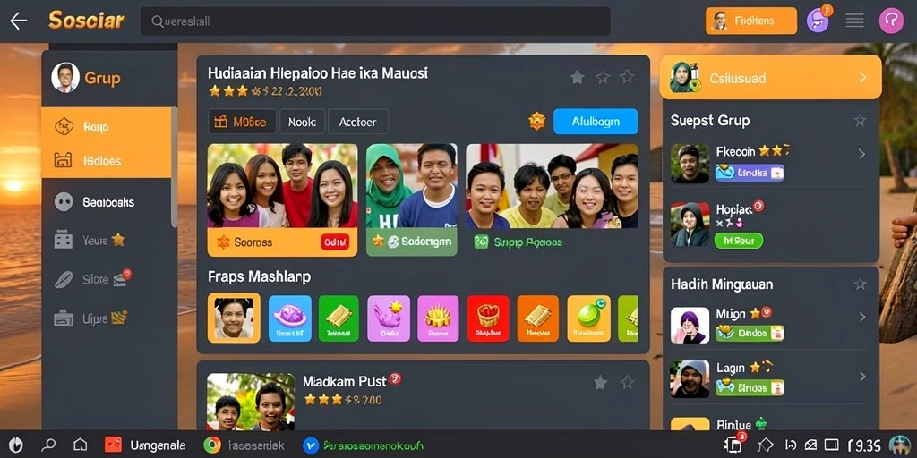 Tampilan antarmuka yang menarik dan mudah dinavigasi.