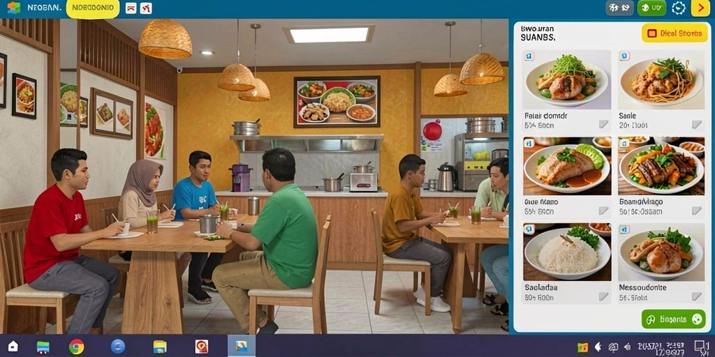 Tampilan antarmuka yang user-friendly.