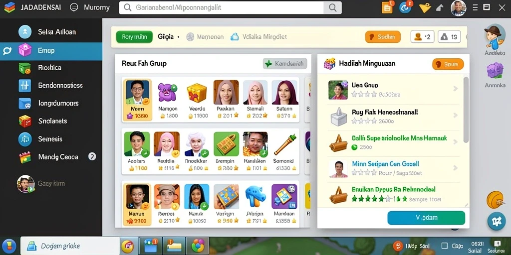 Tampilan antarmuka yang menarik dan user-friendly.