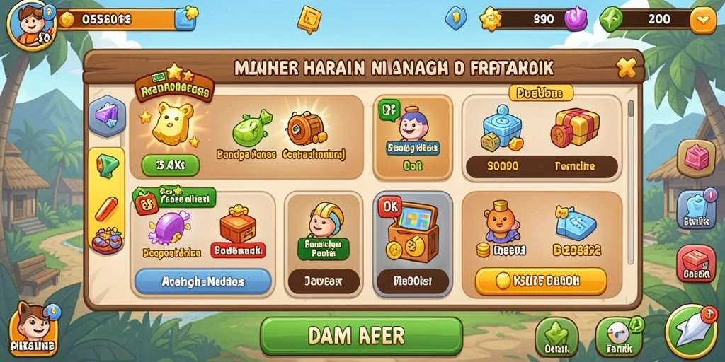 Tampilan antarmuka yang user-friendly.