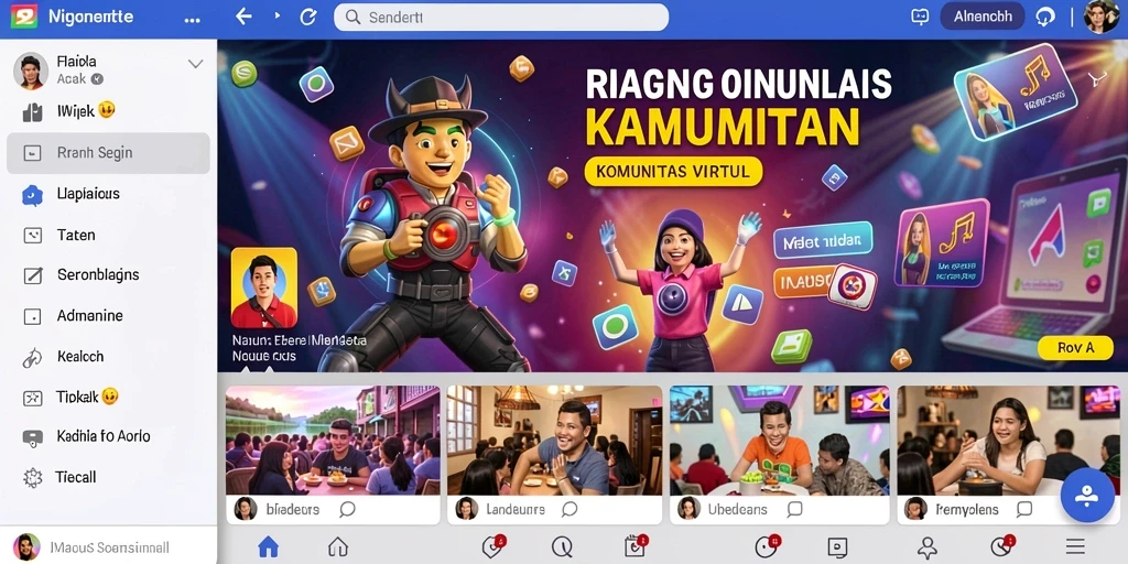 Tampilan utama aplikasi QQNUSA yang menarik.