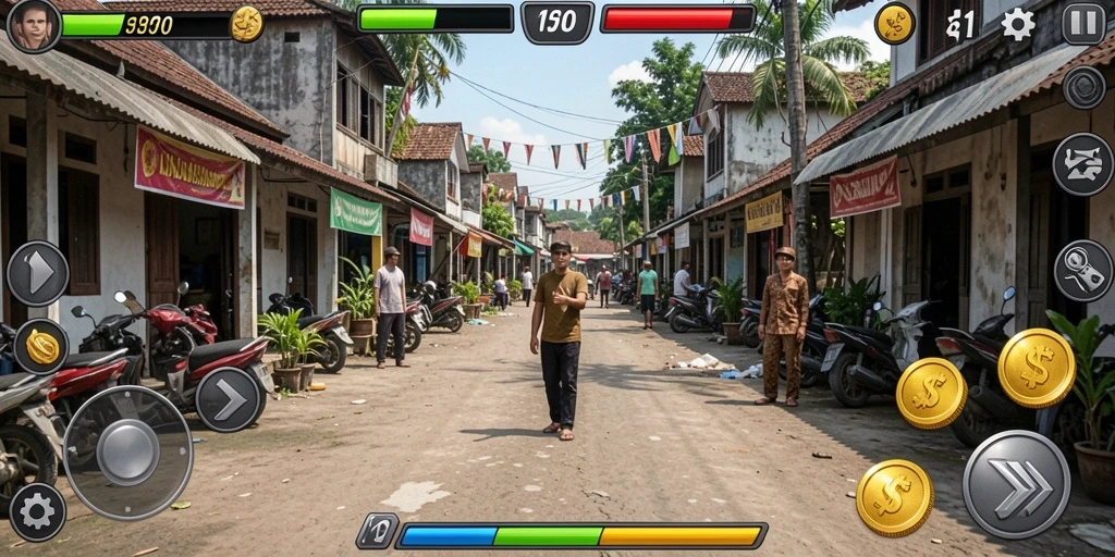 Tampilan antarmuka utama dari SL777 yang menarik.