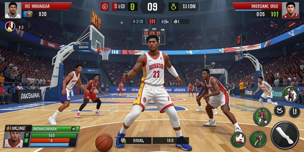 Screenshot menunjukkan tampilan awal permainan SUPERSPIN yang menarik.