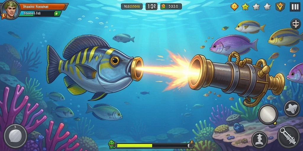 Screenshot tampilan antarmuka game yang menarik.